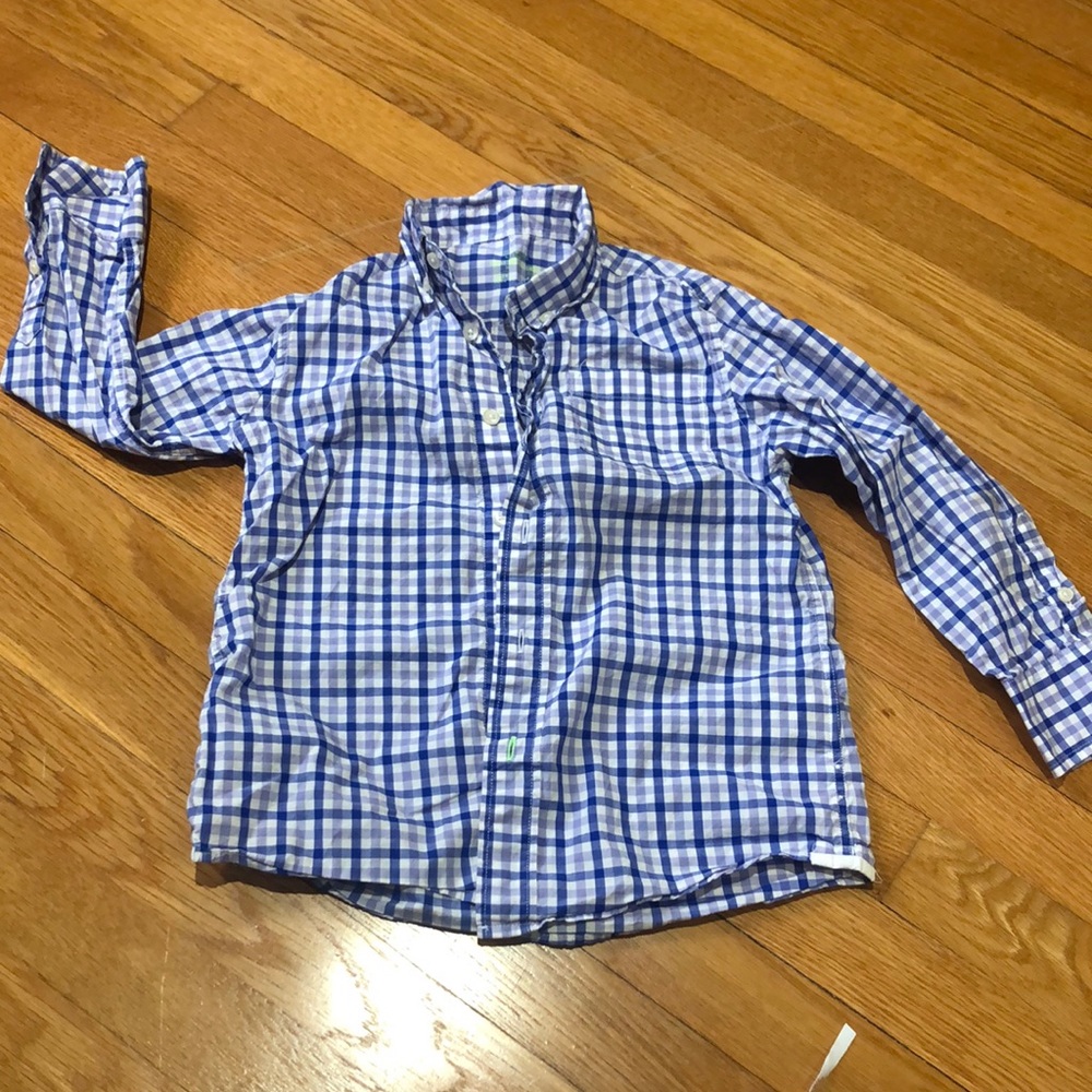 Jcrew Crewcuts boys 4/5 button down like new